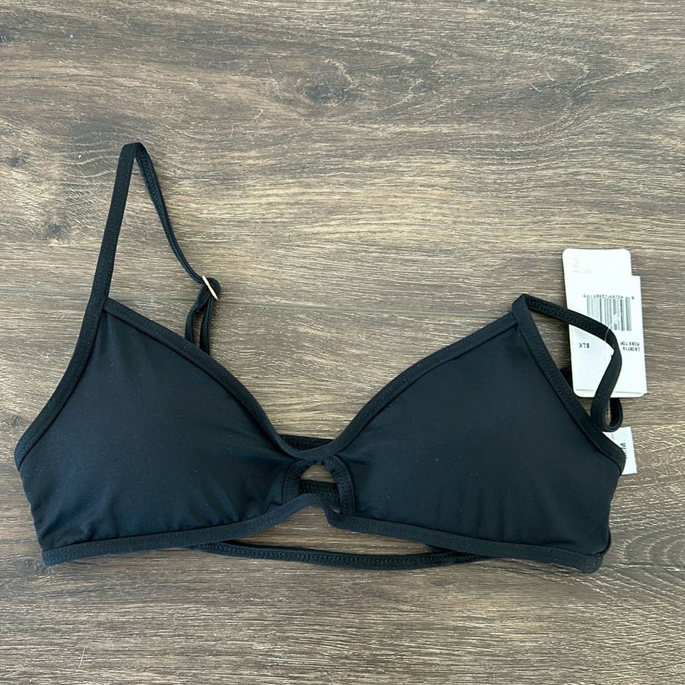 L*Space Ross Bikini Top black  medium